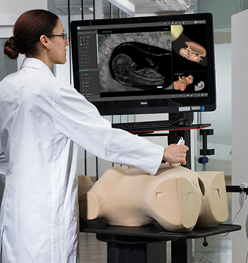U/S Mentor Mannequin femme - Simulateur d'échographie par réalité virtuelle